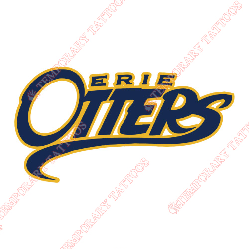 Erie Otters Customize Temporary Tattoos Stickers NO.7321